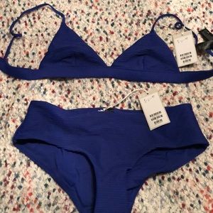 *NEW WITH TAGS* COS cobalt blue bikini